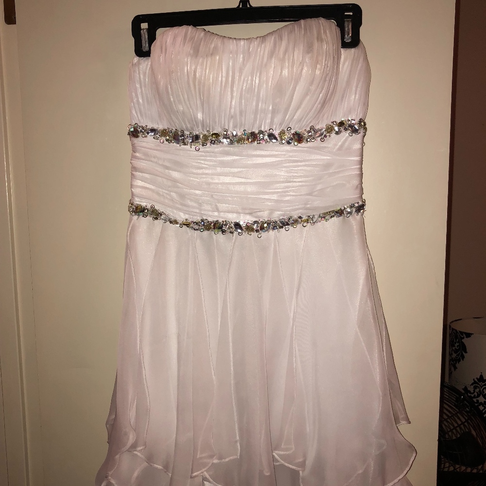 White Sequined Dress